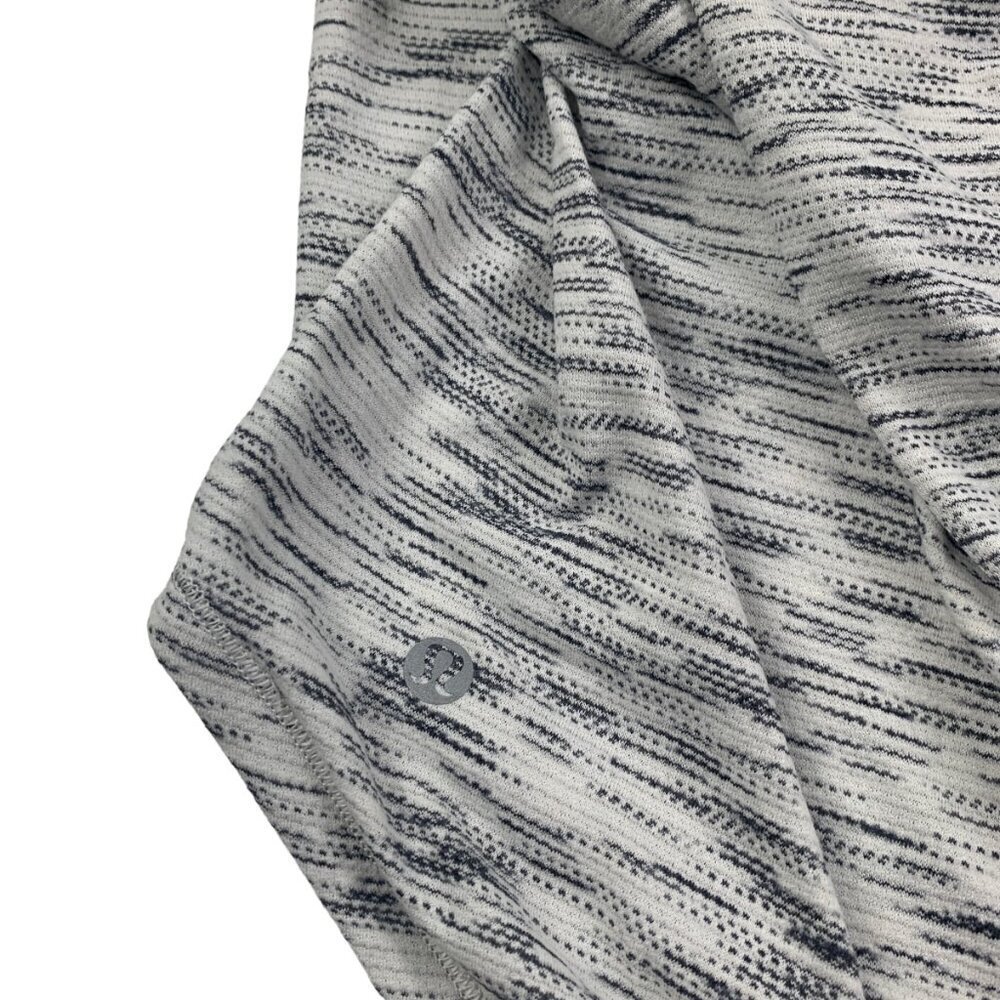 Lululemon Free To Be Serene Tank Tiger Space Dye Blk/White/Deep Coal Women's 10 - Picture 5 of 7